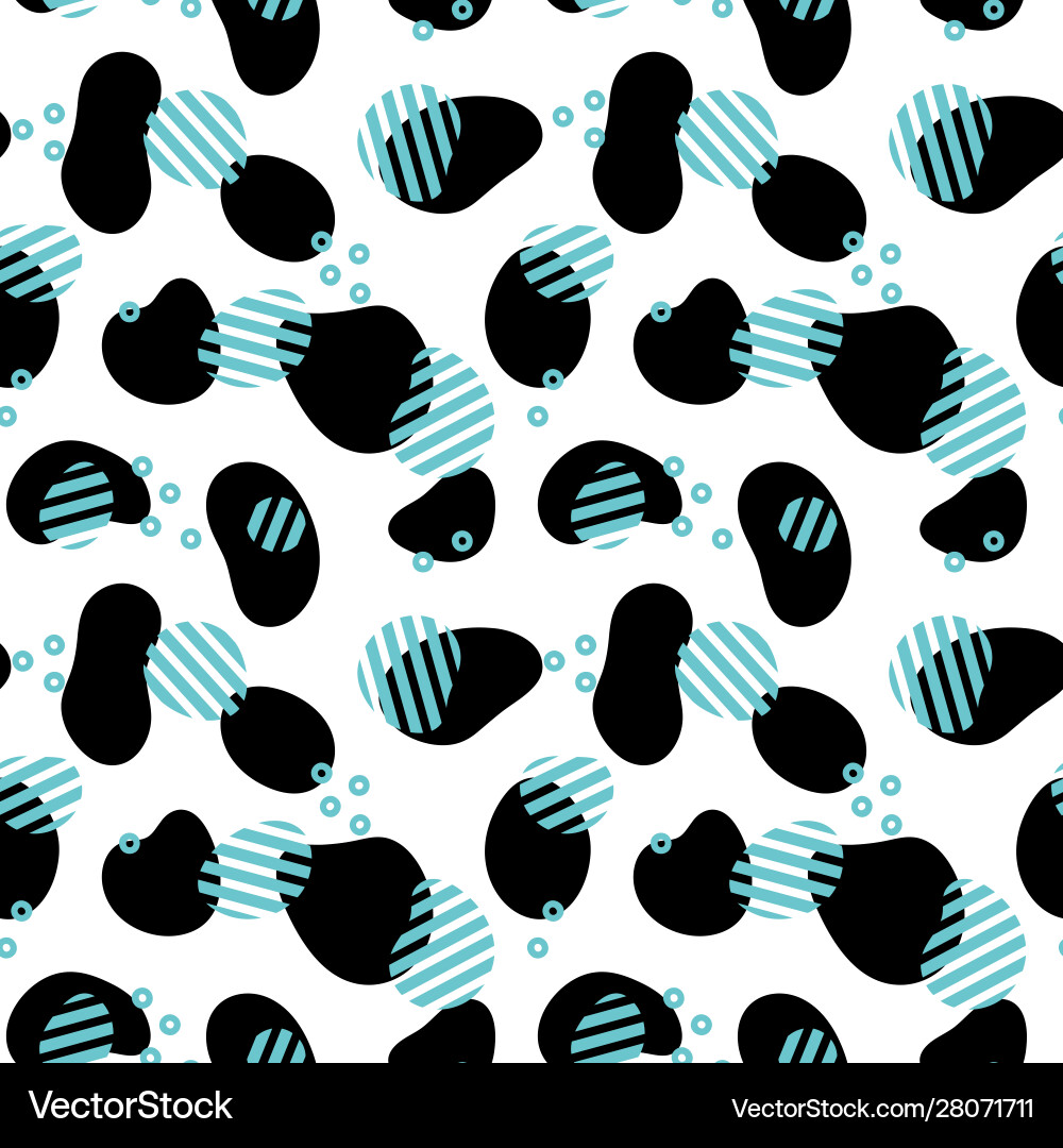 Abstract shape background vector image