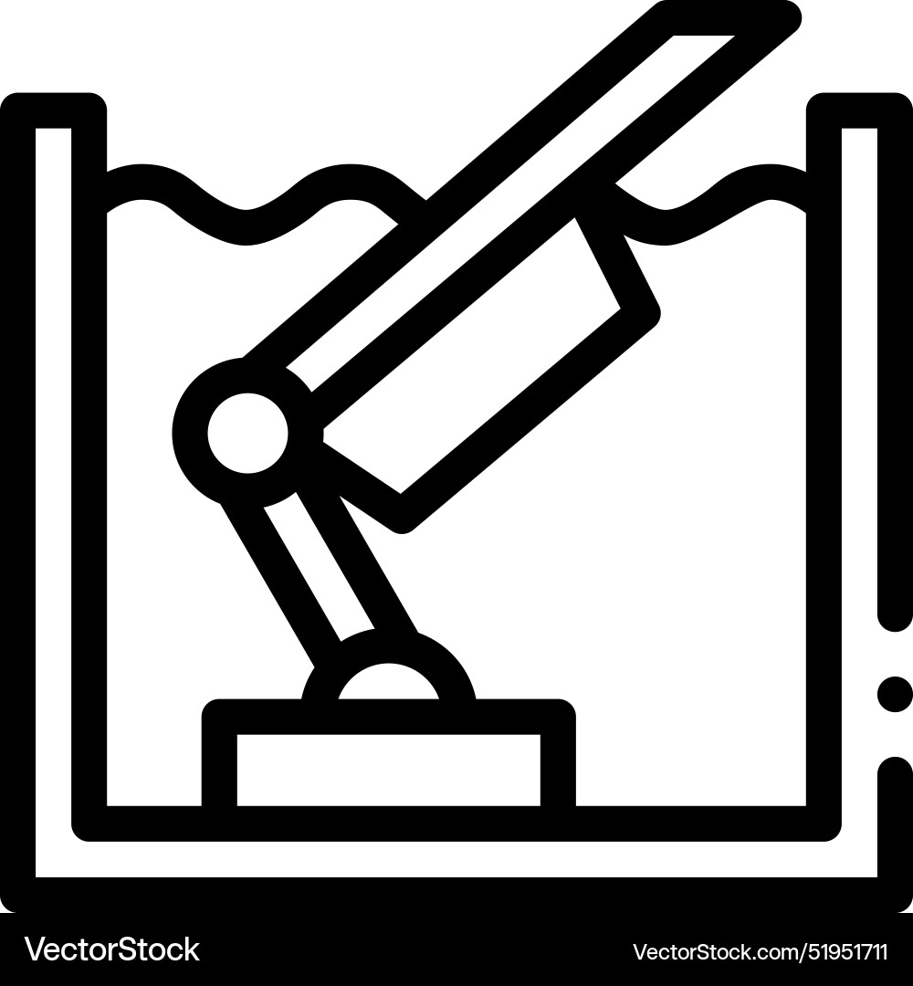 Cleaner icon thin linear style design isolated Vector Image