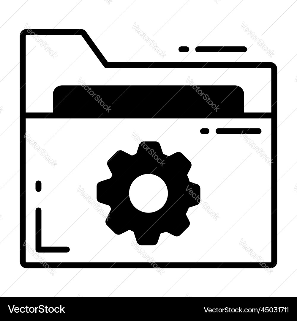 Configuration icon for graphic and web design vector image