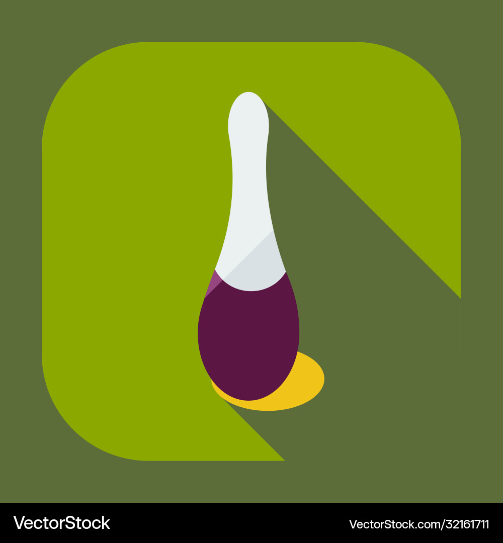 Flat modern design with shadow icons varnish Flat modern design with shadow icons varnish vector image