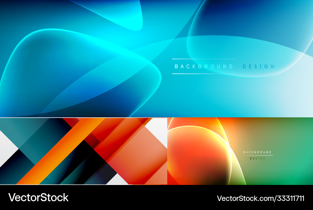 Geometric abstract background set minimal Geometric abstract background set minimal Vector Image