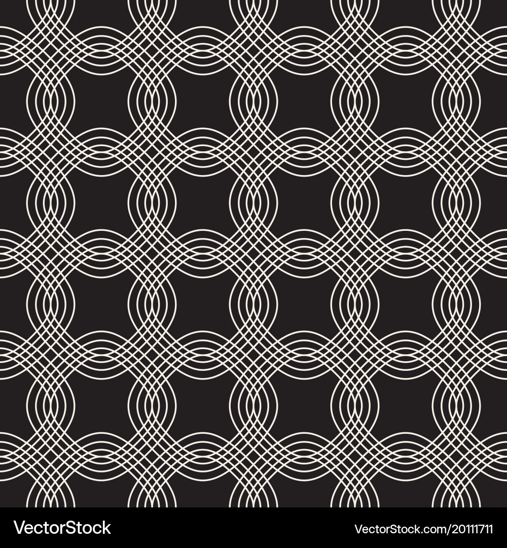 Geometric Lattice Pattern Vector Image
