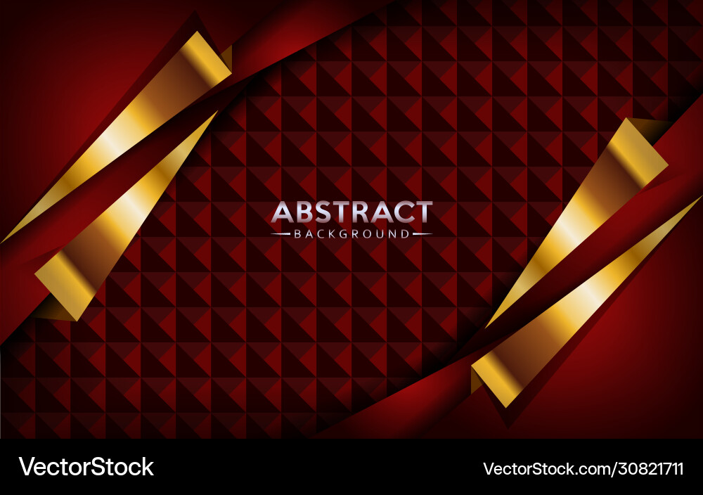 Modern red geometric with overlap textured layer Modern red geometric with overlap textured layer vector image