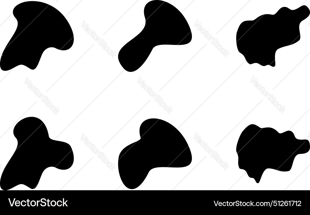 Abstract blobs liquid and fluid shape pictogram Abstract blobs liquid and fluid shape pictogram vector image
