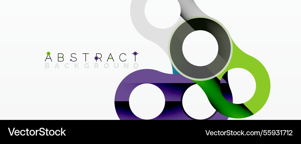 Abstract geometric pattern with interlocking Vector Image