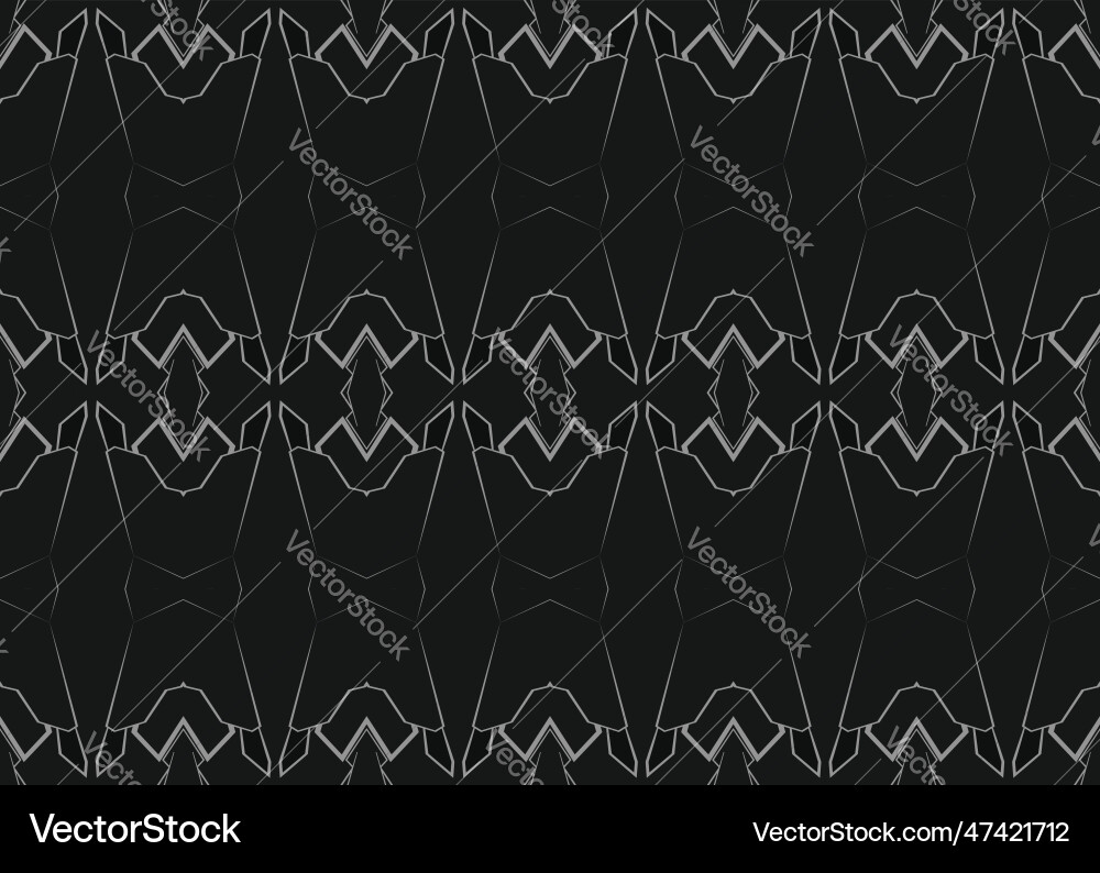 Seamless pattern with elegant geometric texture vector image