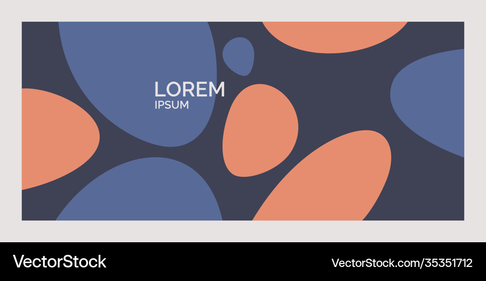 Trendy abstract background composition Vector Image