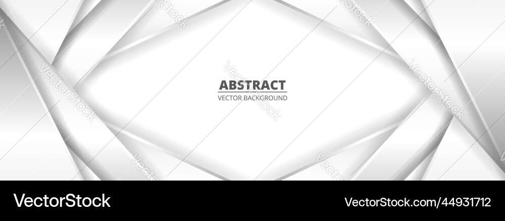 White wide abstract background with metallic White wide abstract background with metallic vector image
