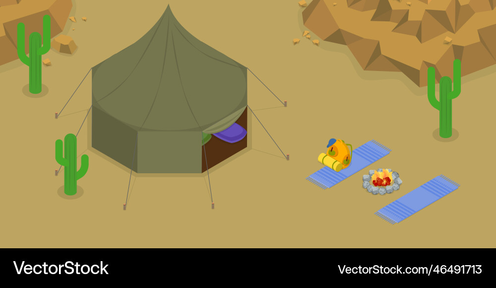 3d isometric flat conceptual Royalty Free Vector Image