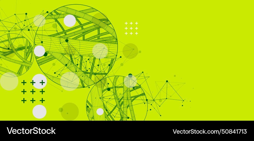 Abstract background with a wireframe dynamic Vector Image
