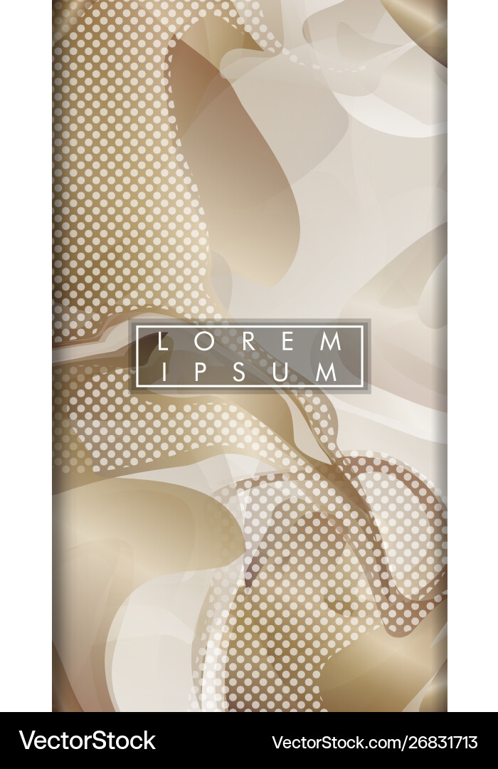 Abstract liquid pattern as background portrait vector image