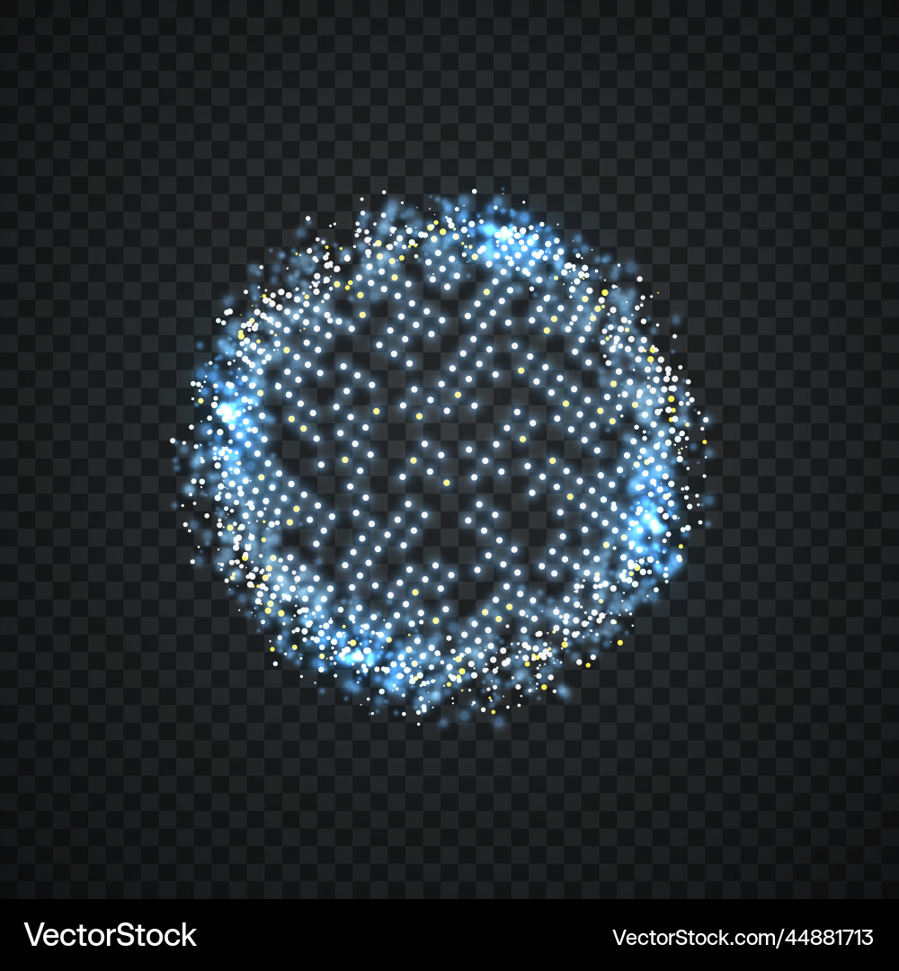 Abstract sphere consisting of points Abstract sphere consisting of points vector image