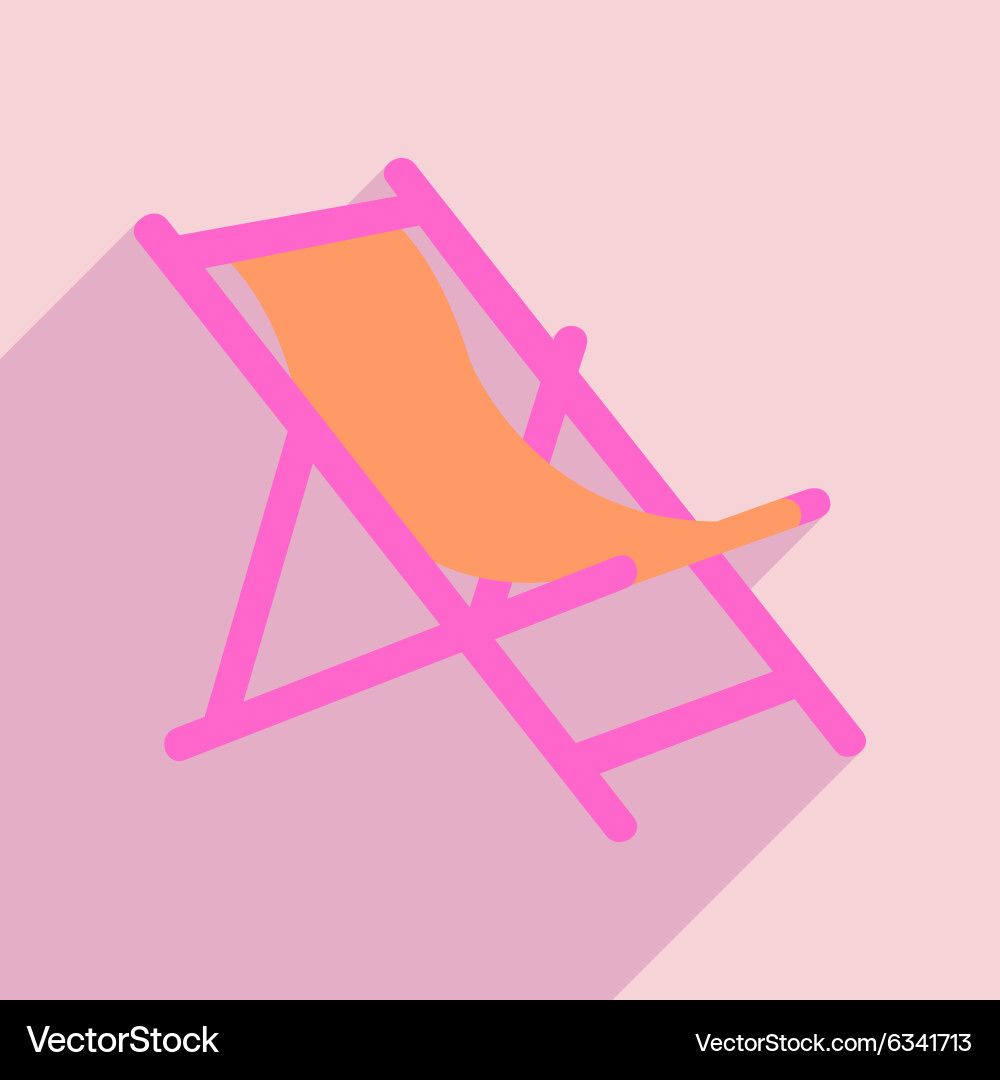 Flat with shadow icon and mobile application deck vector image