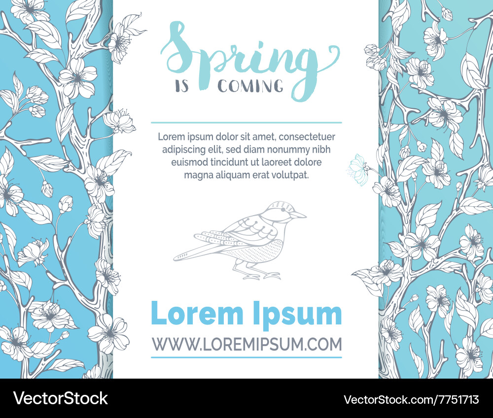 Spring background Vector Image