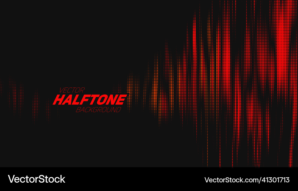 Torn Red Sound Wave Texture vector image