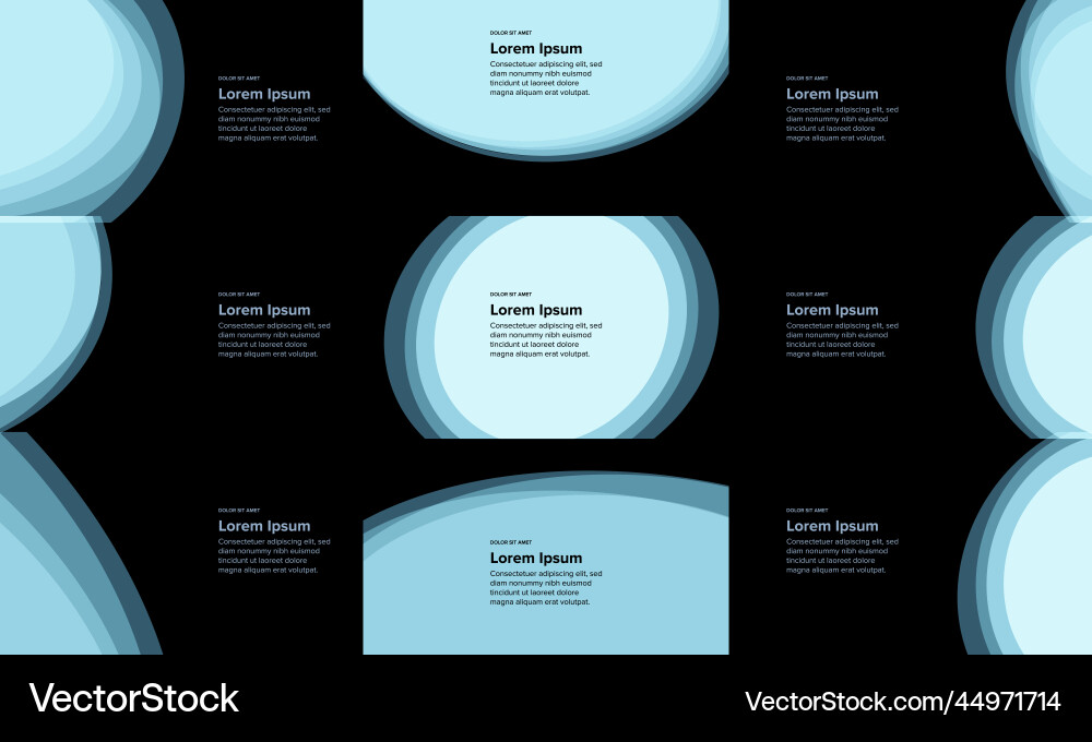Abstract waves background set vector image