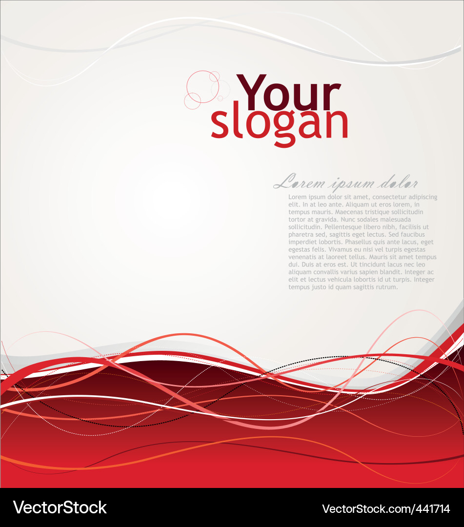 Dynamic Abstract Wave Background vector image