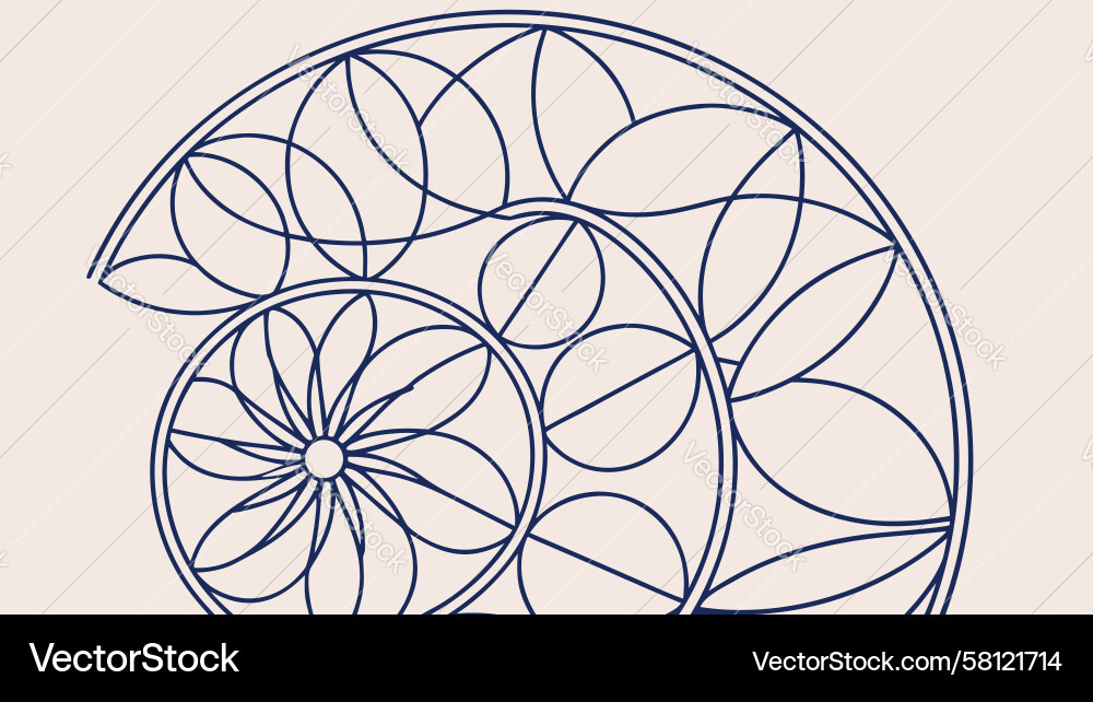Infinite Spiral Pattern Vector Image