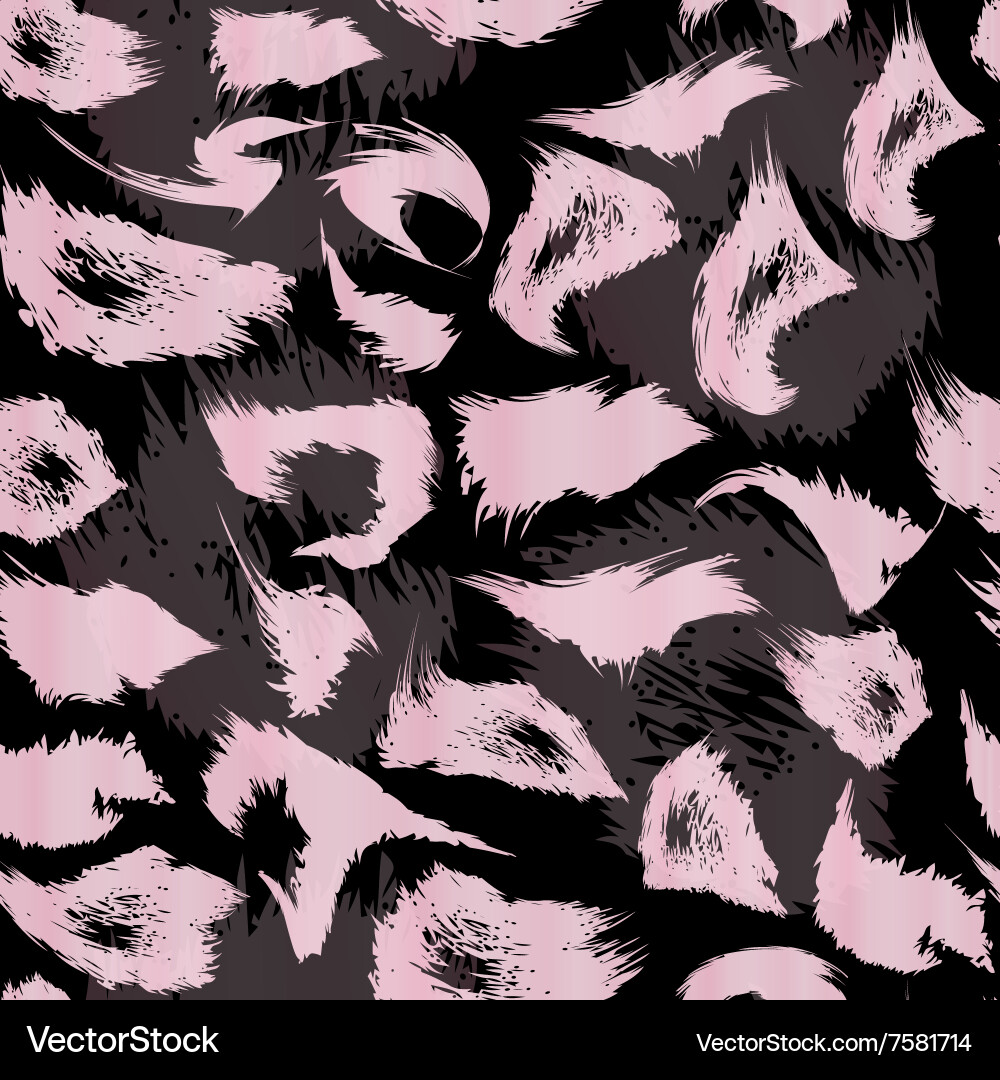 Leopard print pattern repeating seamless Vector Image