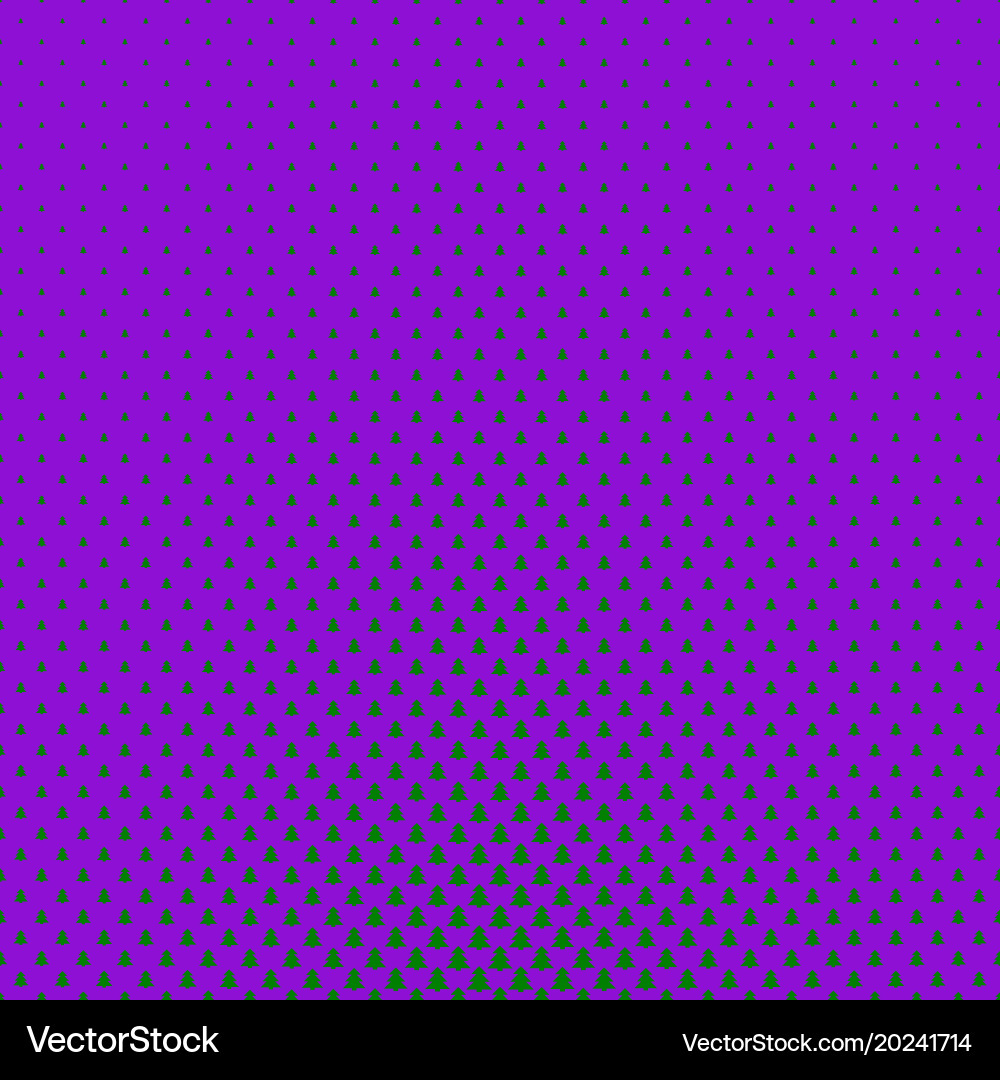 Simple repeating stylized christmas tree pattern Vector Image