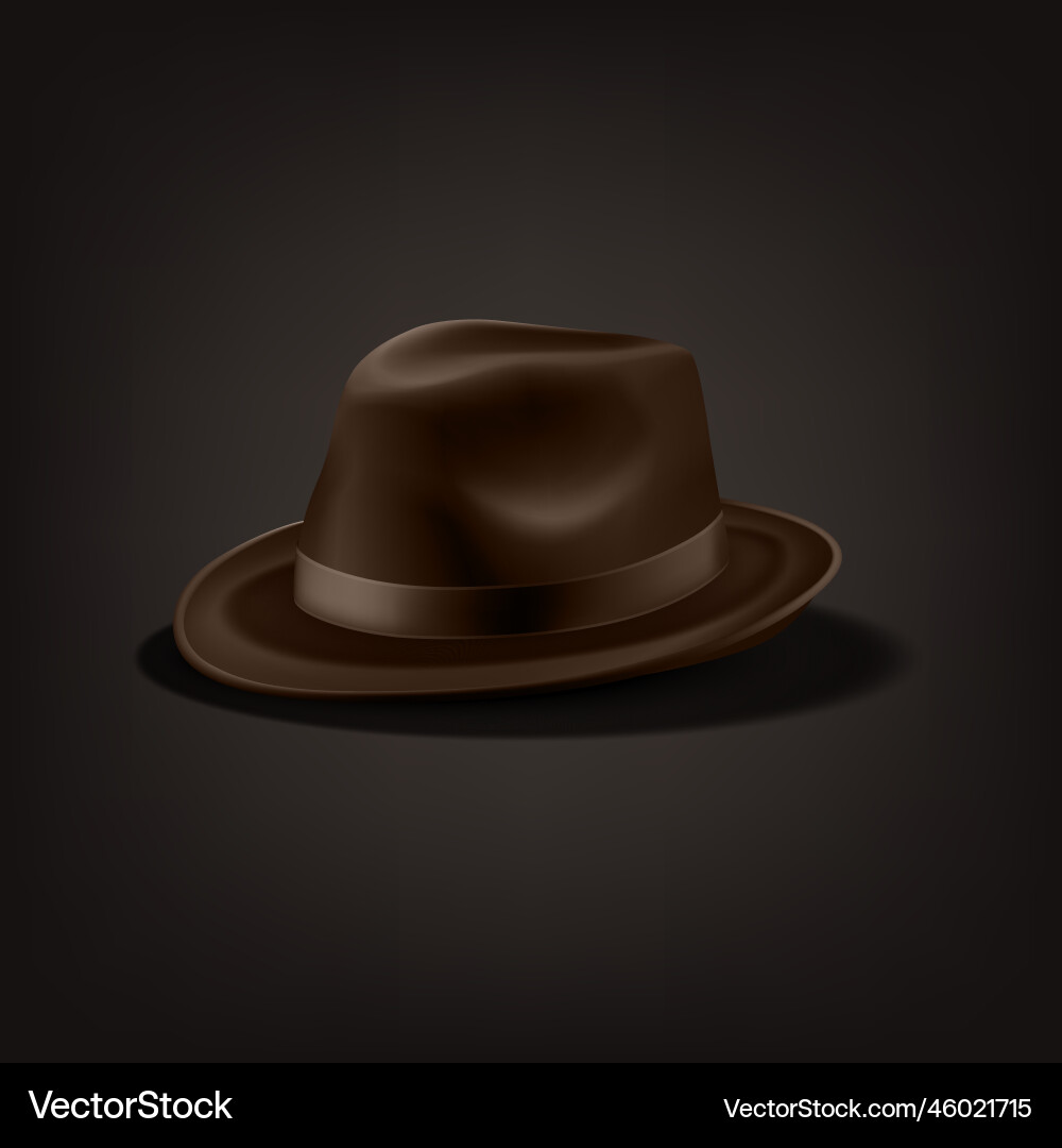 3d realistic brown vintage classic 3d realistic brown vintage classic vector image