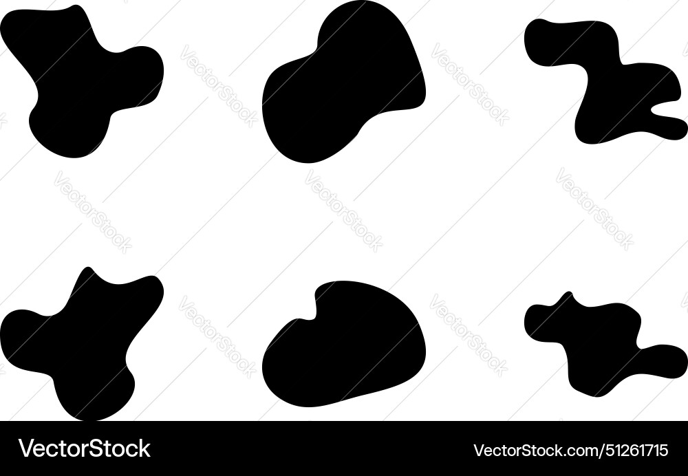 Abstract blobs liquid and fluid shape pictogram Abstract blobs liquid and fluid shape pictogram Vector Image
