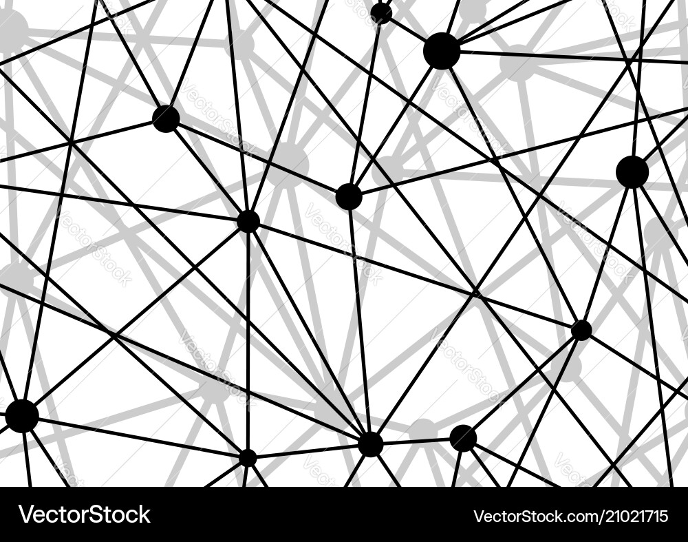 Abstract Network Connection vector image