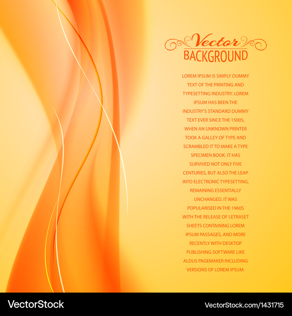 Dynamic Abstract Line Background vector image