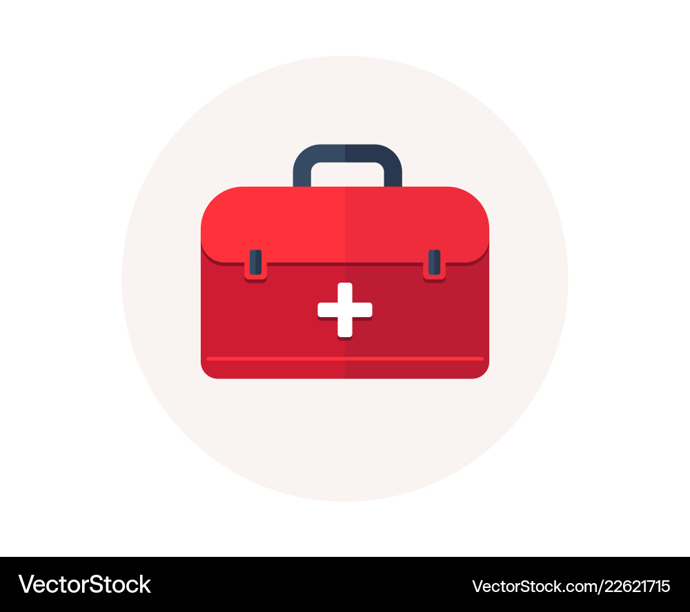 Erste Hilfe Tasche Icon medizinische Box Notfall Gesundheit Erste Hilfe Tasche Icon medizinische Box Notfall Gesundheit vektorbild