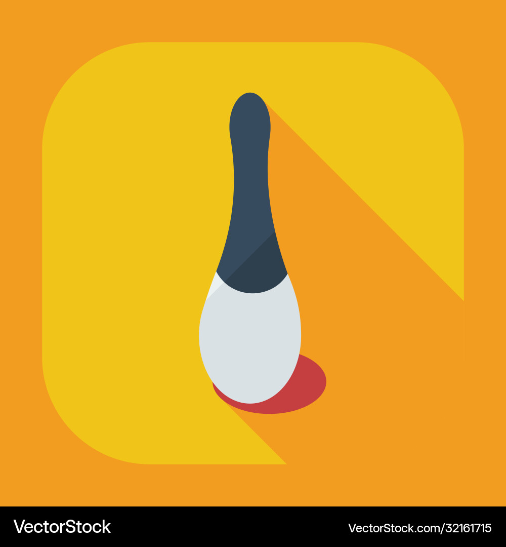 Flat modern design with shadow icons varnish vector image