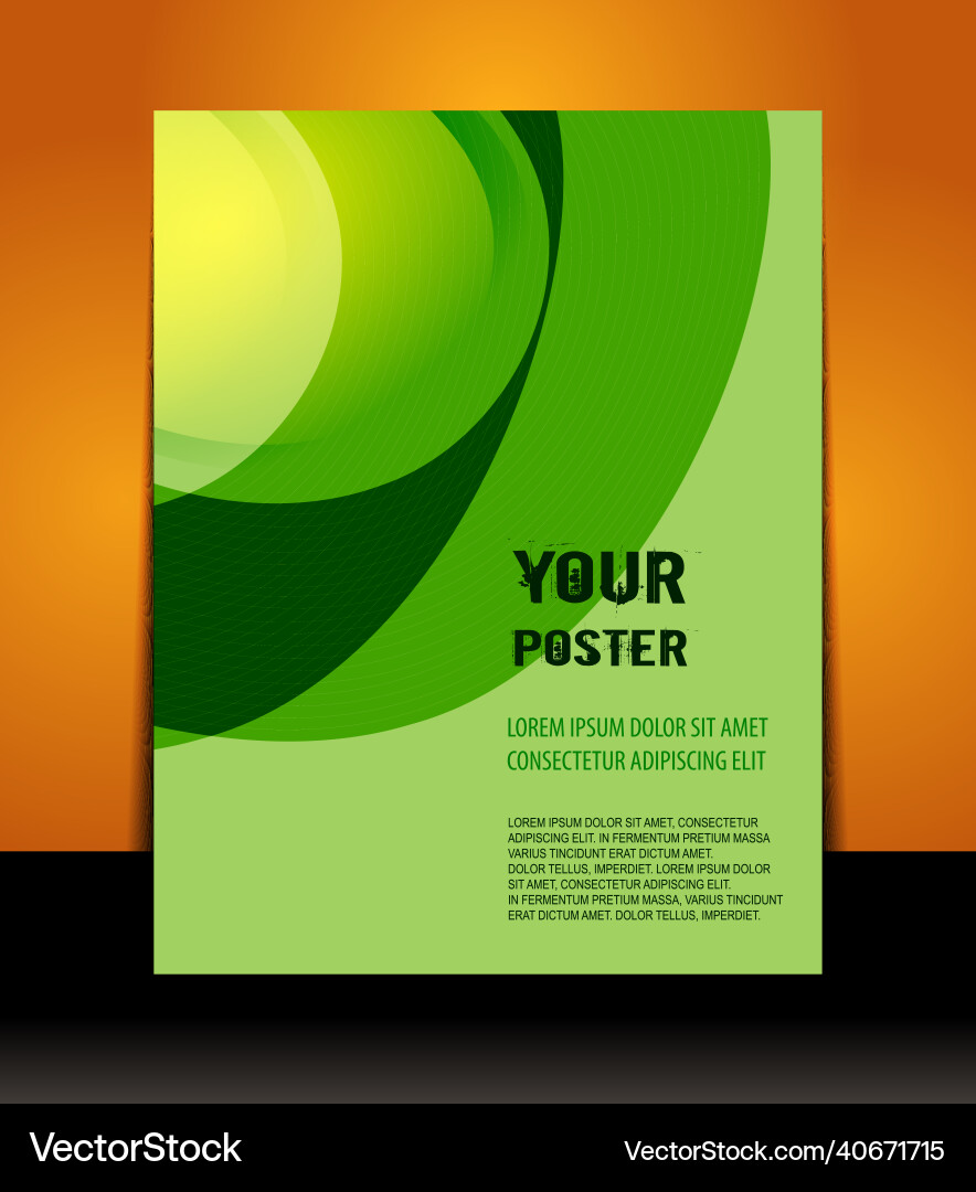 Flyer design content background layout Vector Image
