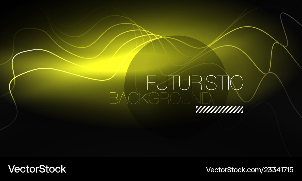 Neon lines wave background abstract composition Neon lines wave background abstract composition Vector Image