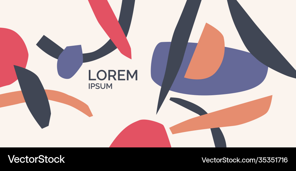 A composition with abstract elements in popular A composition with abstract elements in popular vector image
