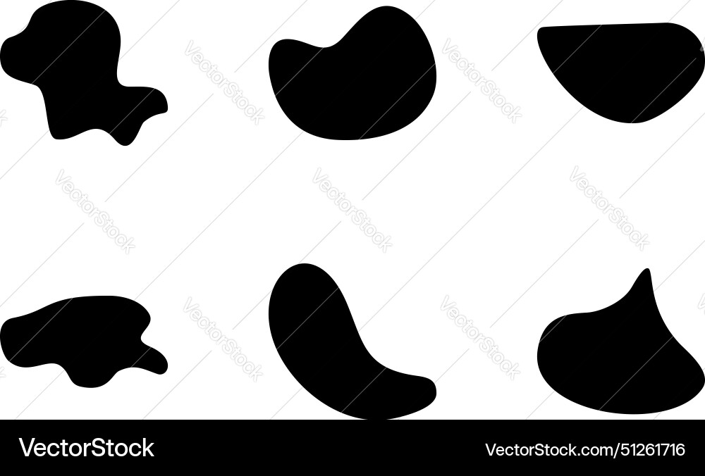Abstract blobs liquid and fluid shape pictogram Abstract blobs liquid and fluid shape pictogram vector image