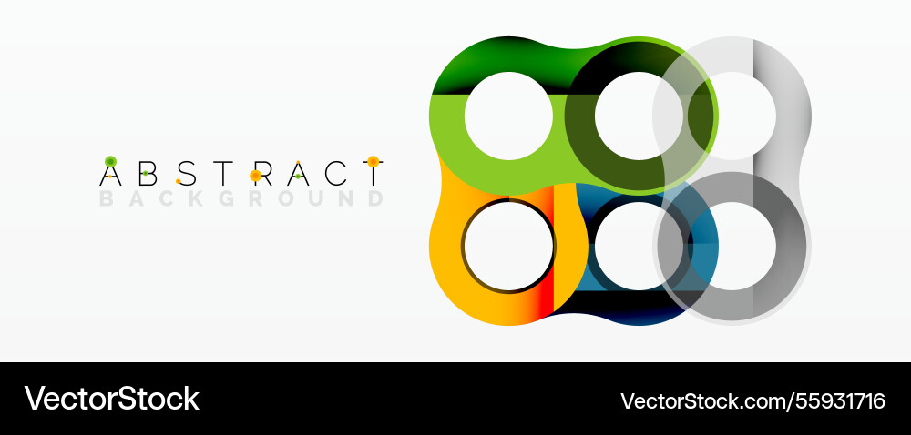 Abstract circle element composition Abstract circle element composition Vector Image