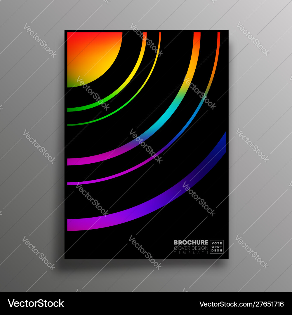 Abstract design poster with colorful gradient Abstract design poster with colorful gradient vector image