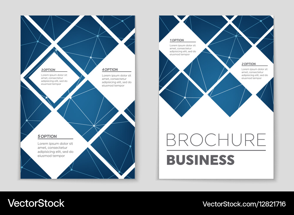 Abstract layout background set for art vector image