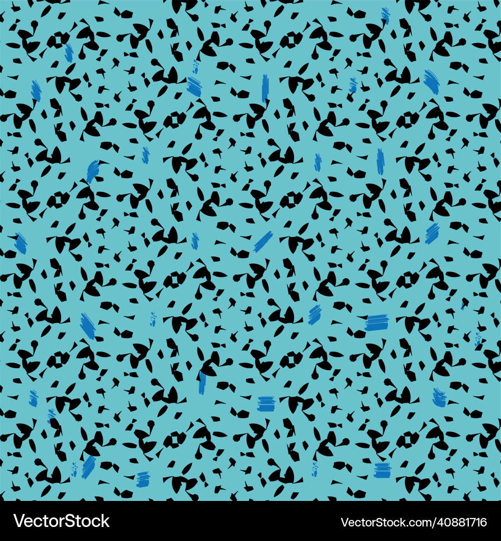 Blue abstract shape surface pattern fabricprint Blue abstract shape surface pattern fabricprint vector image