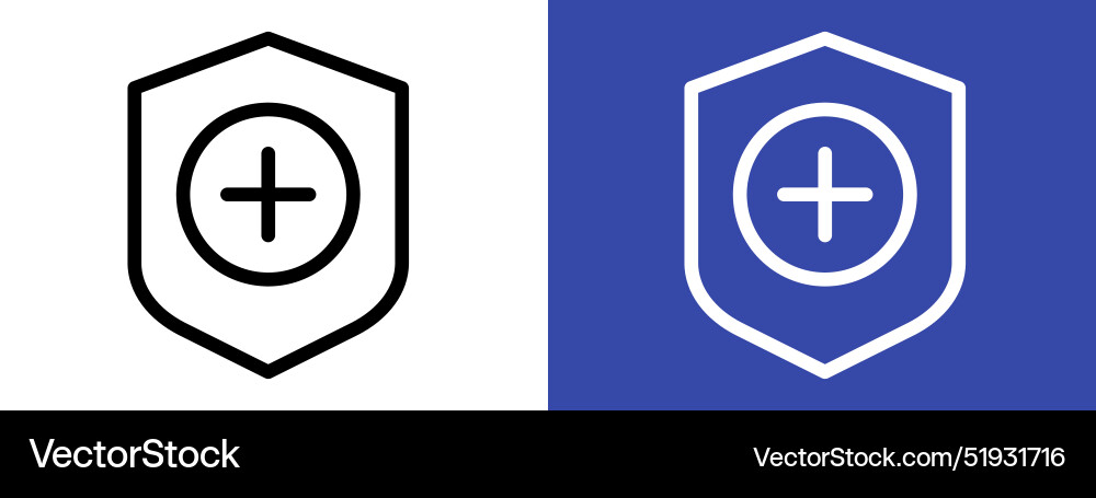 Immune guard symbol showcasing products Royalty Free Vector