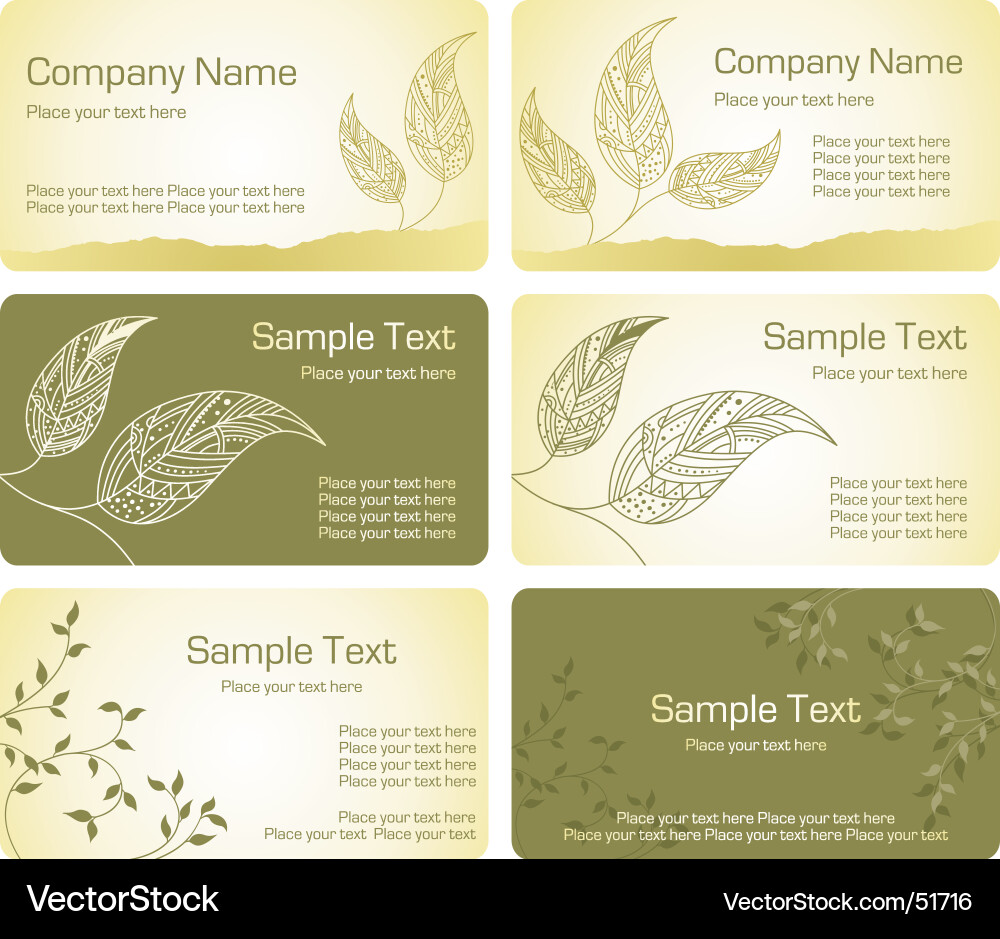 Leaf Pattern Background vector image