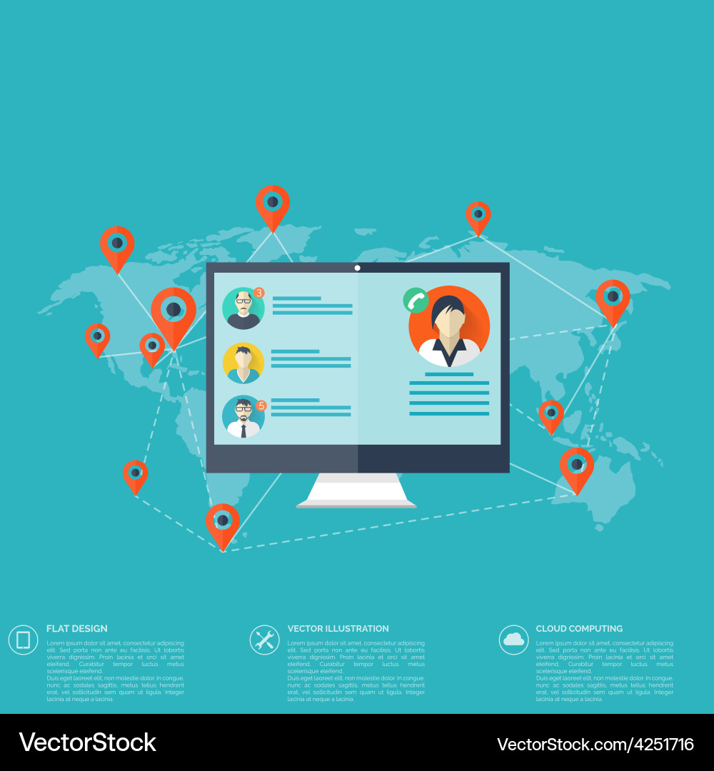 Notebook computer icon social media network vector image