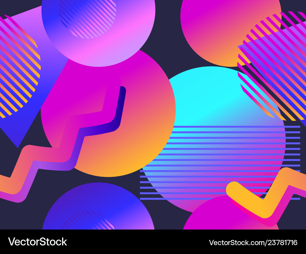 Seamless pattern with geometric objects Seamless pattern with geometric objects vector image