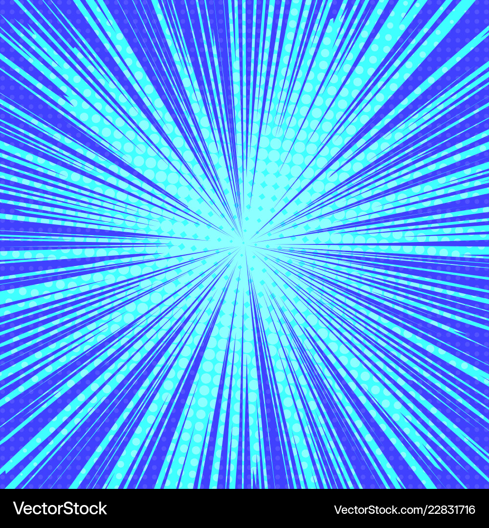 Sun rays pop art retro background Sun rays pop art retro background vector image