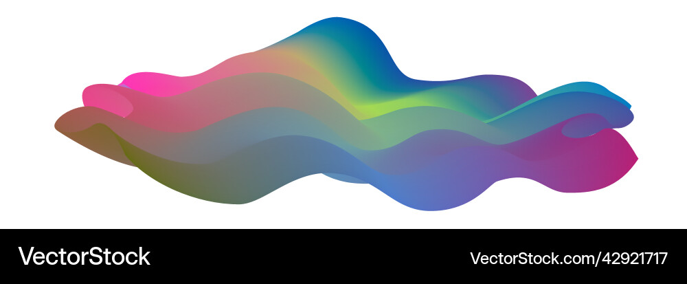 Abstract wavy colourful background gradient Abstract wavy colourful background gradient vector image
