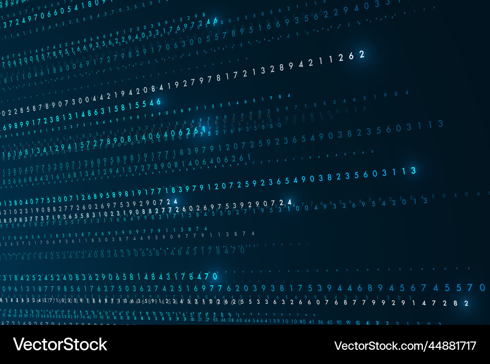 Big data transfer concepts in internet Big data transfer concepts in internet vector image