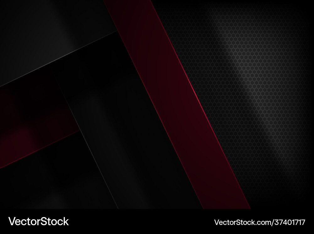 Black abstract background with overlapping Black abstract background with overlapping Vector Image
