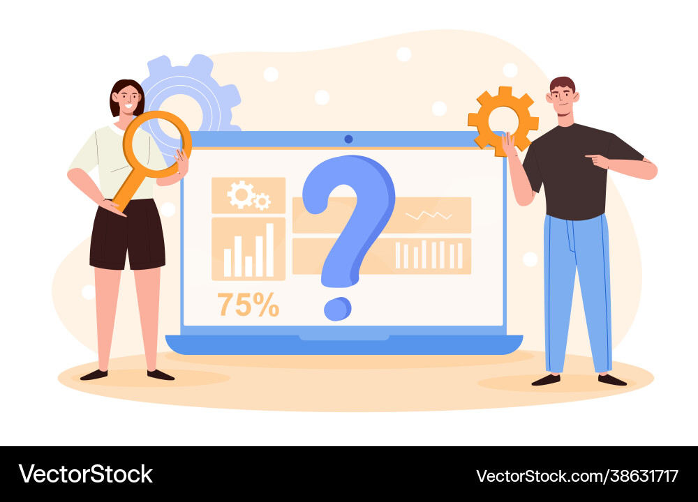 Problem solving concept Vector Image