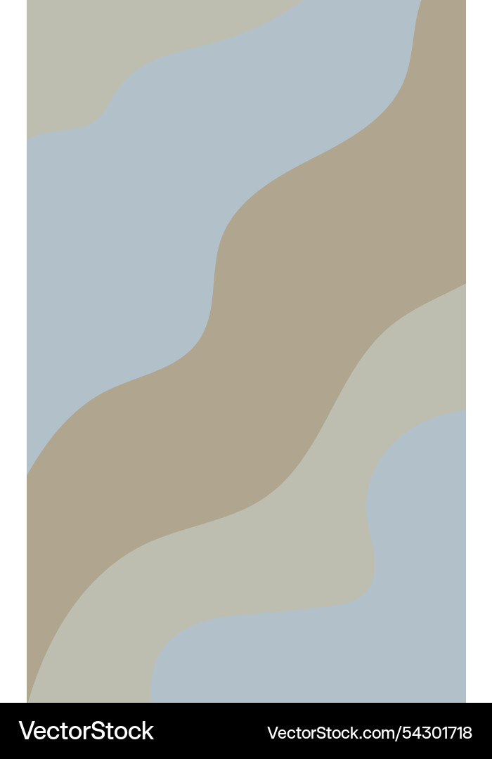 Abstract background with wavy shapes different vector image
