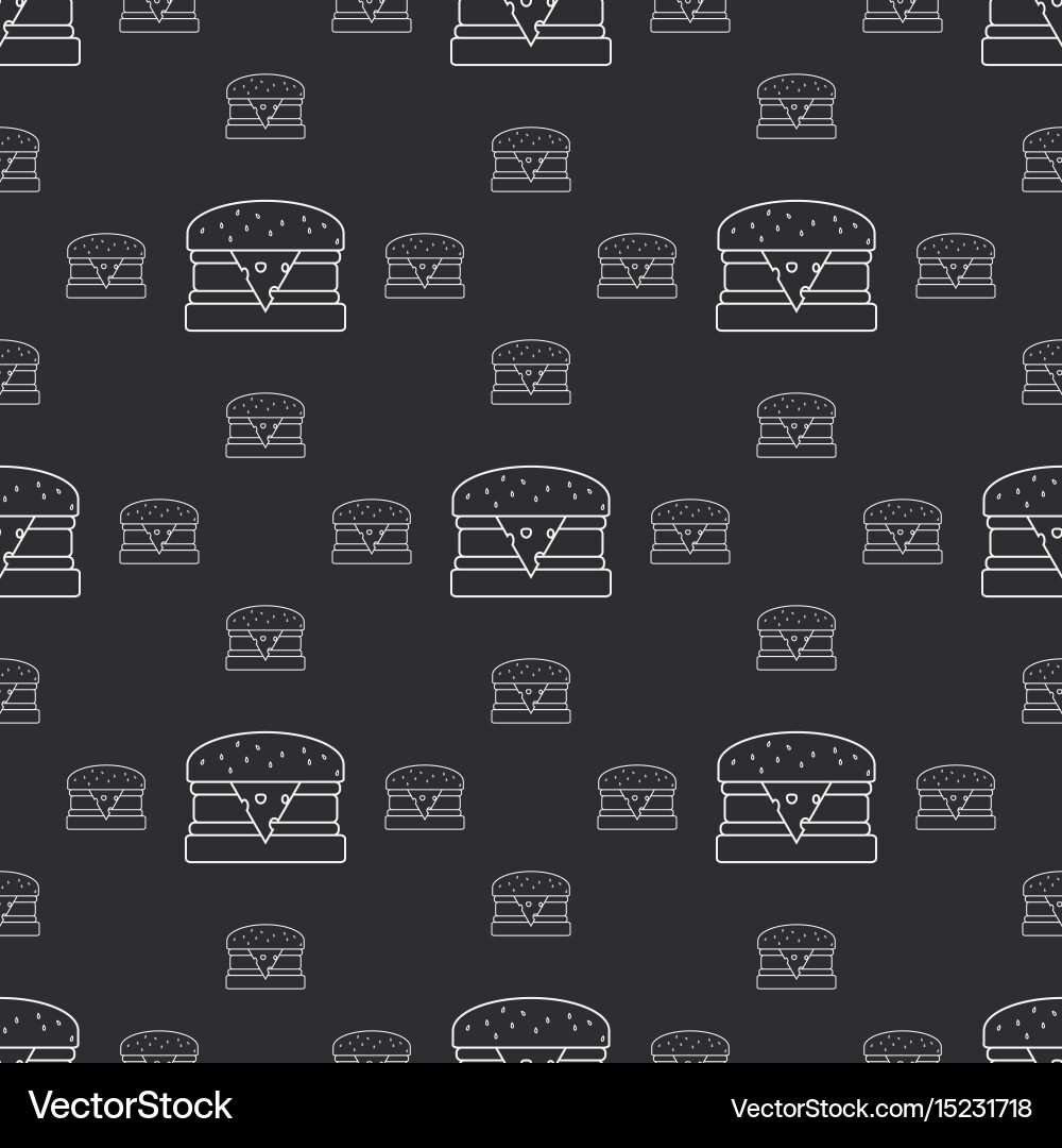 Abstract seamless background pattern in hipster Vector Image