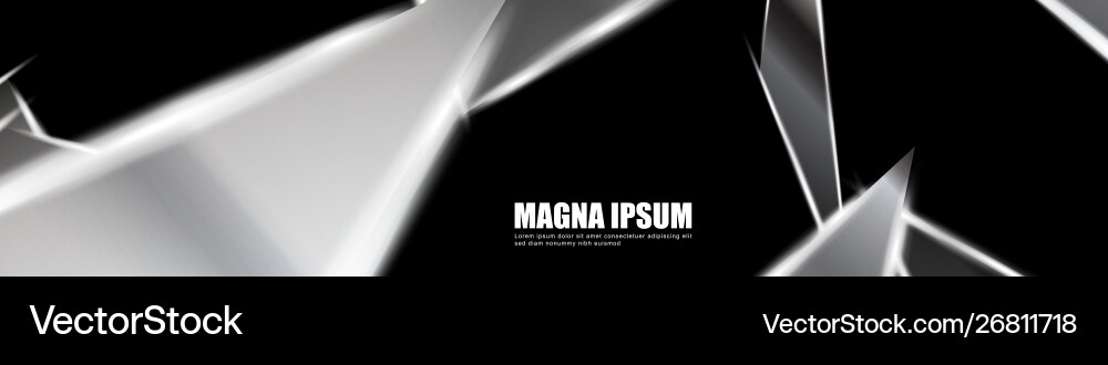 Background a luminous triangle shape design Vector Image